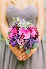 Pink Purple Orange County Wedding Orange County Wedding Flowers Fake Flowers