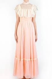 Prairie Style Vintage 70 S Dress Prom Dress And Bridesmaid Dress Vintage Dress 70s Prom Dresses Vintage 70s Fashion