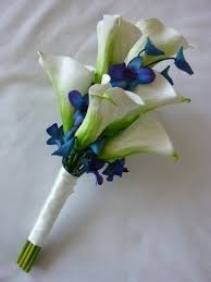 Calla Lily And Blue Orchid Bouquet Yahoo Search Results Blue Orchid Bouquet Lily Wedding Calla Lily Bouquet