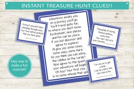 Birthday Scavenger Hunt For Adults Printable Treasure Hunt Clues Instant Download Pdf Etsy Treasure Hunt Clues Treasure Hunt Scavenger Hunt
