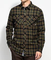 Black And Gold Flannel Shirt Mens Dravus Jubal Forest Black Gold Flannel Shirt Zumiez Womens Flannel Shirt Shirts Flannel Shirt