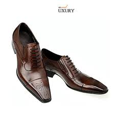 Men Dress Shoes Wedding Business Vintage Carved Designer Black Italian Fashion Genuine Leather Shoes Men Classic Oxford Shoes Dress Shoes Men Leather Shoes Men