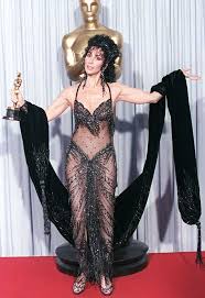 1987 Cher Moonstruck Famous Dress Oscar Fashion Oscar Dresses