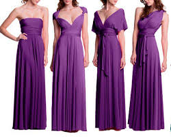 Purple Flirty Multi Way Wrap Convertible Infinity Bridesmaid Dress Xs Xl Bridesmaid Dresses Infinity Dress Bridesmaid Dresses