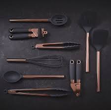 Black And Gold Kitchen Utensils Rose Gold Finish And Silicone Solid Turner Liddy Lifestyle Rosegoldutensils Rosegoldkitchenware Roseg Rose Gold Kitchen Gold Kitchen Decorating Shelves