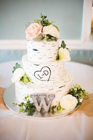 Buttercream Birch Tree Wedding Cake Birch Bark Wedding Cake All Buttercream No Fondant Birch Wedding Cakes Wedding Cake Tree Succulent Wedding Cakes
