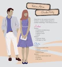 Decoding Dress Code Festive Attire Garden Party Party Dress Codes Garden Party Outfit Wedding Attire Guest
