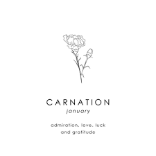 Birth Month Flower Grow Kit Canada January Birth Flower Necklace Harmony In 2020 Birth Flower Tattoos January Birth Flowers Birth Flowers