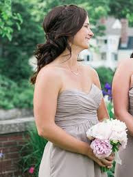 15 Best Bridesmaid Hairstyles For A Strapless Dress Strapless Dress Hairstyles Bridesmaid Dresses Strapless Fancy Hairstyles