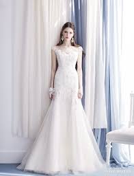This Angelic Wedding Dress From Luvina L Featuring Delicate Lace Detailing Is Absolutely Beautiful Dresses Wedding Dresses Trumpet Wedding Gown