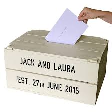 Personalised Wedding Post Box Crate Wedding Post Box Personalized Wedding Card Box Wedding