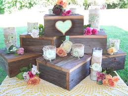 Cupcake Stand Cake Stand Wood Cake Stand Rustic Cake Etsy Rustic Cake Stands Rustic Cupcake Stands Wedding Reception Tables Centerpieces