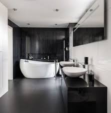 Black And White Modern House Interior Trendy House Contemporary Interior Black White Ideas Trendy Bathroom Tiles Black Bathroom Black White Bathrooms