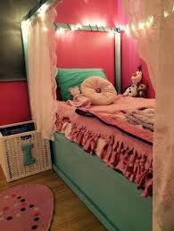 Ikea Kura Bed Painted With Lights And Curtains Ikea Kura Bed Ikea Kids Bedroom Big Kid Bedroom