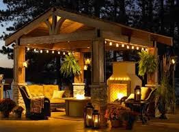 Beautiful Outdoor Space Small Courtyard Gardens Pergola Lighting Backyard Pergola