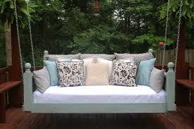 Hand Crafted Swinging Beds Built In Birmingham Al Check Out All Of Our Designs And Find One That Will Help You Bed Swing Diy Porch Swing Bed Handcrafted Bed