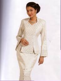 Kurung Modern Pendek Songket Fashion Modern Dress Outfits