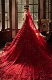 Fall S Must Have Wedding Look 24 Gorgeous Jewel Toned Gowns Fairy Tale Wedding Dress Gowns Red Wedding Gowns