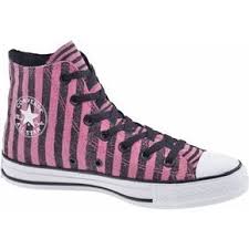 Black And Pink Converse High Tops Avenue7 Express Your Fashion Converse Black Converse Me Too Shoes