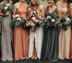Autumn Colors Wedding Bridesmaid Wedding Wishes