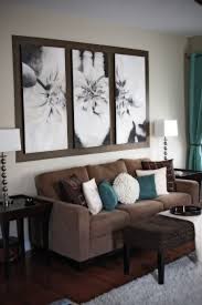 Brown Cream Teal Blue By Cornelia Brown Living Room Decor Living Room Colors Teal Living Rooms