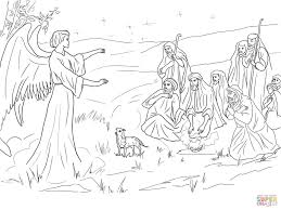 Birth Of Jesus Coloring Page Shepherds And Angels Coloring Pages Google Search Angel Coloring Pages Coloring Pages Jesus Coloring Pages