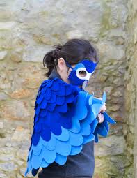 Boy Bird Costume For Kids Blue Macaw Costume Kids Parrot Costume Parrot Costume Bird Costume Boy Halloween Costumes