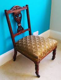 Antique Victorian Oak Nursing Bedroom Chair Small Small Chair Bedroom Chair Chair