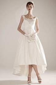 Oleg Cassini For David S Bridal Ckp558 Wedding Dresses High Low Tea Length Wedding Dress Tea Length Wedding Dress Vintage