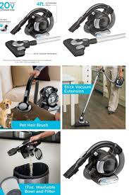 Black Decker Lithium Flex Auto Vacuum Black Decker Bdh2020flfh Max Lithium Flex Vacuum With Stick Vacuum Floor Head And Pet Hair Brush 20 Volt Stick Vacuum Black Decker Handheld Vacuum Cleaner