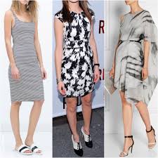 What Color Shoes To Wear With Black And White Dress Black White Outfit White Dress White Dress Outfit