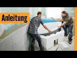 Badewanne Einbauen Mit Wannentrager Hornbach Meisterschmiede Youtube Eingebaute Badewanne Badewanne Wannentrager