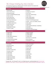 Ultimate Wedding Day Decor Checklist A Comprehensive List With Over 100 Potential Wedding Wedding Planner Checklist Wedding Event Planning Wedding Preparation