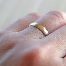 Men S Wedding Band 4mm Half Round Recycled 10k Gold Etsy Mens Wedding Bands Yellow Gold Wedding Ring Yellow Gold Wedding Band