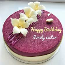Dear Sister Birthday Cake For Sister With Quotes Birthday Cake For Sister Happy Birthday Sister Cake Special Birthday Cakes Cake Writing