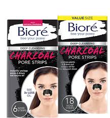Biore Charcoal Pore Strips Before And After Biore Deep Cleansing Charcoal Pore Strips Pore Strips Nose Strips Nose Pores