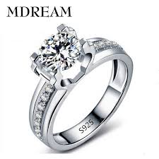 Factory Price 70 Silver Ring And Silver Plated With Aaa Zircon Wedding For Female Fancy Beautiful Rings Jewelry Gift Silberne Trauringe Trauringe Mode Ringe