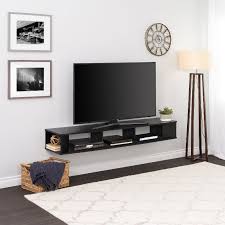 Black 70 Inch Tv Stand 70 Inch Wall Mount Black Tv Stand In 2020 Living Room Tv Wall Living Room Tv Wall Mount Tv Stand