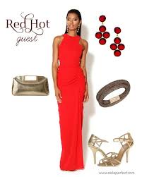 Red Hot Wedding Guest Outfit Perfete Wedding Guest Outfit Wedding Guest Dress Red Wedding Dresses