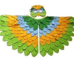 Boy Bird Costume For Kids Kinder Eule Kostum Kinder Bird Wings Und Maske Von Bhbkidstyle Parrot Costume Bird Costume Bird Costume Kids