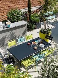 Table Monceau Xl Carbone Table Metal Les Salons Metal Mobilier Jardin Salon De Jardin Metal Salon De Jardin Fermob Mobilier Jardin