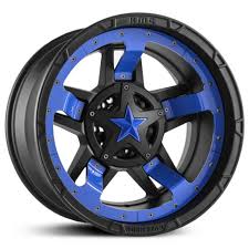 Black And Blue Wheels For Trucks Xd Series Xd827 Rockstar 3 Wheels Rims Wheel Rims Jeep Wheels Custom Wheels Cars