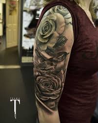 Bird And Rose Tattoo Bird Rose Tattoo Rose Tattoos Birds Tattoo Flower Tattoo Shoulder
