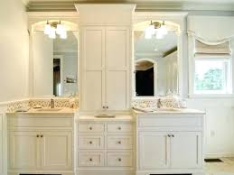 Image Result For Double Vanity With Cabinet In Middle Modern Bathroom Cabinets Eclectic Bathroom Bathroom Design Trends