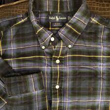 Black And Gold Flannel Shirt Mens Men Ralph Lauren Blake Purple Black Green Yellow Plaid X Large Flannel Shirt Ralphlauren Buttonfront Casual Shirts For Men Mens Shirts Ralph Lauren Men