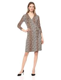 Amazon Com Amazon Brand Lark Ro Women S Signature Long Sleeve Wrap Dress Clothing Long Sleeve Wrap Dress Wrap Dresses Summer Wrap Dress