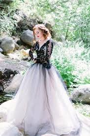 Black And White Long Sleeve Gown Charming Prom Dress Black Lace Prom Dresses Puffy Prom Dresses Long Sleeve Wedding Dresses Tulle Black Wedding Dresses Gothic Wedding Dress Black Lace Wedding