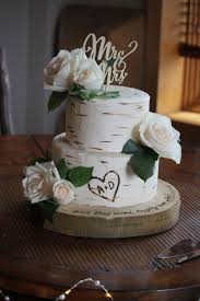 Buttercream Birch Tree Wedding Cake Breckenridge Co Wedding Cake Birch Wedding Cakes Wedding Cake Tree Simple Wedding Cake