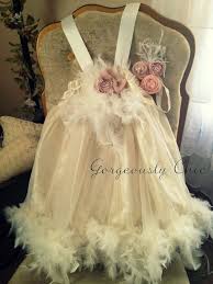Vintage Tea Party Dress Toddler Feather Dress Girls Feather Dress Shabby Chic Flower Girl Dres Vintage Tea Party Dresses Tea Party Dress Toddler Party Dress
