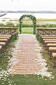 30 Rustic Burlap Lace Wedding Decor Ideas Wedding Forward Aisle Runner Wedding Outdoor Wedding Burlap Aisle Runner